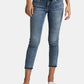 Calça jeans skinny feminina Silver Jeans Co., azul, tamanho 32x25