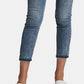 Calça jeans skinny feminina Silver Jeans Co., azul, tamanho 32x25