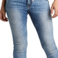 Calça jeans feminina Elyse Slim Bootcut da Silver Jeans Co., azul, tamanho 28/33