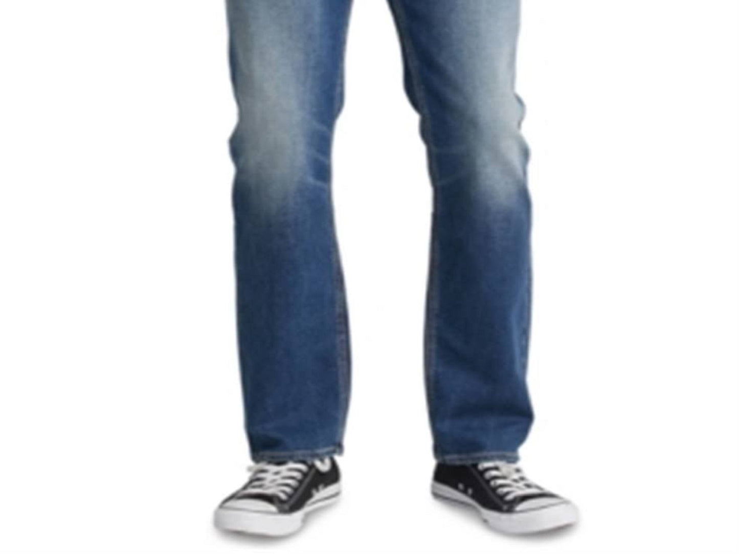 Calça jeans masculina Allan Classic Straight Leg da Silver Jeans Co., azul, tamanho 32x32
