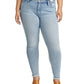 Calça jeans skinny feminina Most Wanted da Silver Jeans Co., azul, tamanho 20W
