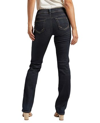 Calça jeans feminina Suki Slim Fit Bootcut da Silver Jeans Co., azul, tamanho 31x33