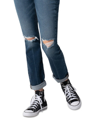 Calça jeans feminina Beau Slim, azul, tamanho 31, da Silver Jeans Co.