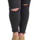 Calça jeans skinny feminina mais procurada da Silver Jeans Co., preta, tamanho 18W