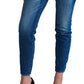 Calça Jeans Skinny Feminina Jag Jeans Cecilia Cintura Alta Azul Tamanho 6 Petite