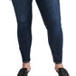 Calça jeans skinny feminina Silver Jeans Co. The Curvy High Rise, azul, tamanho 16W