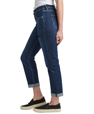 Calça Jeans Crop Girlfriend Feminina Jag Azul Tamanho 4 Petite