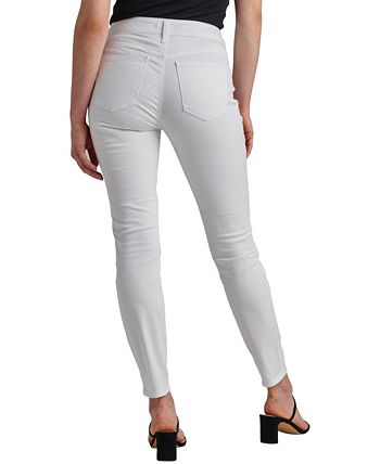 Calça skinny Suki cintura média feminina Gray Jeans Co., tamanho 29, cinza