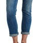 Calça Jeans Slim Girlfriend Feminina Silver Jeans Co. Azul Tamanho 29X29