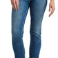 Calça jeans feminina slim Girlfriend da Silver Jeans Co., azul, tamanho 30x29