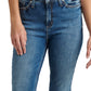 Calça jeans feminina slim Girlfriend da Silver Jeans Co., azul, tamanho 30x29