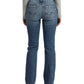 Calça jeans feminina Suki rasgada e justa, azul, tamanho 29x33, da Silver Jeans Co.