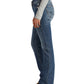 Calça jeans feminina Suki rasgada e justa, azul, tamanho 29x33, da Silver Jeans Co.