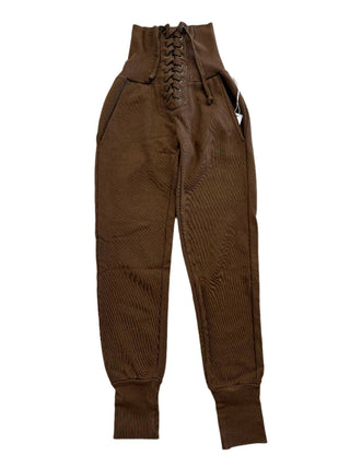 Nsf - Calça de moletom feminina Maren com espartilho