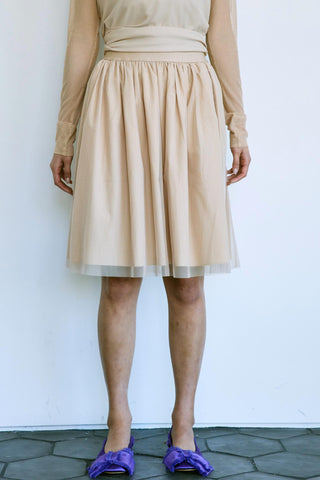 Brazeau Tricot - Laguna Skirt With Tulle