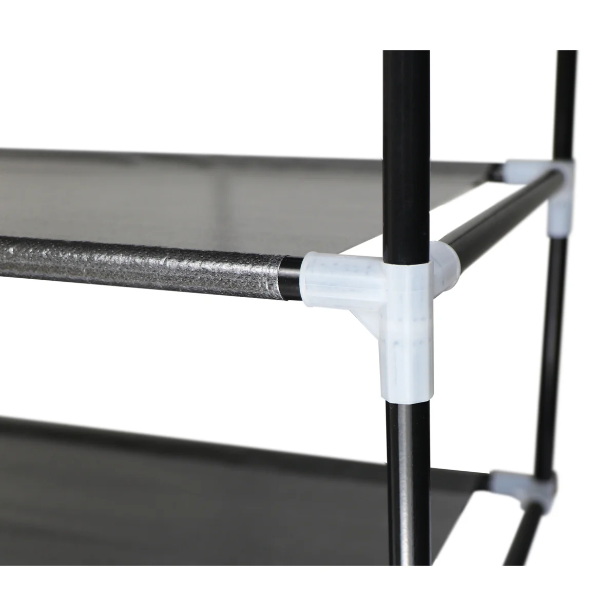 Sapateira de 4 níveis com bolso lateral para 24 sapatos 