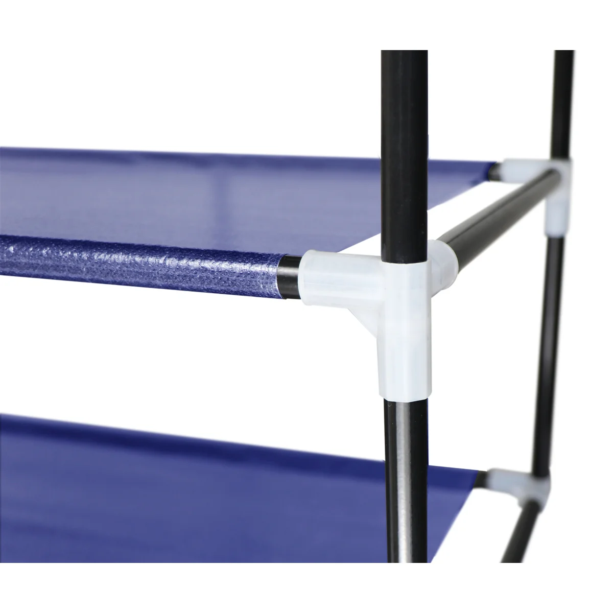 Sapateira de 4 níveis com bolso lateral para 24 sapatos 