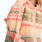 &Merci - Ribbed Collared Neckline Cardigan