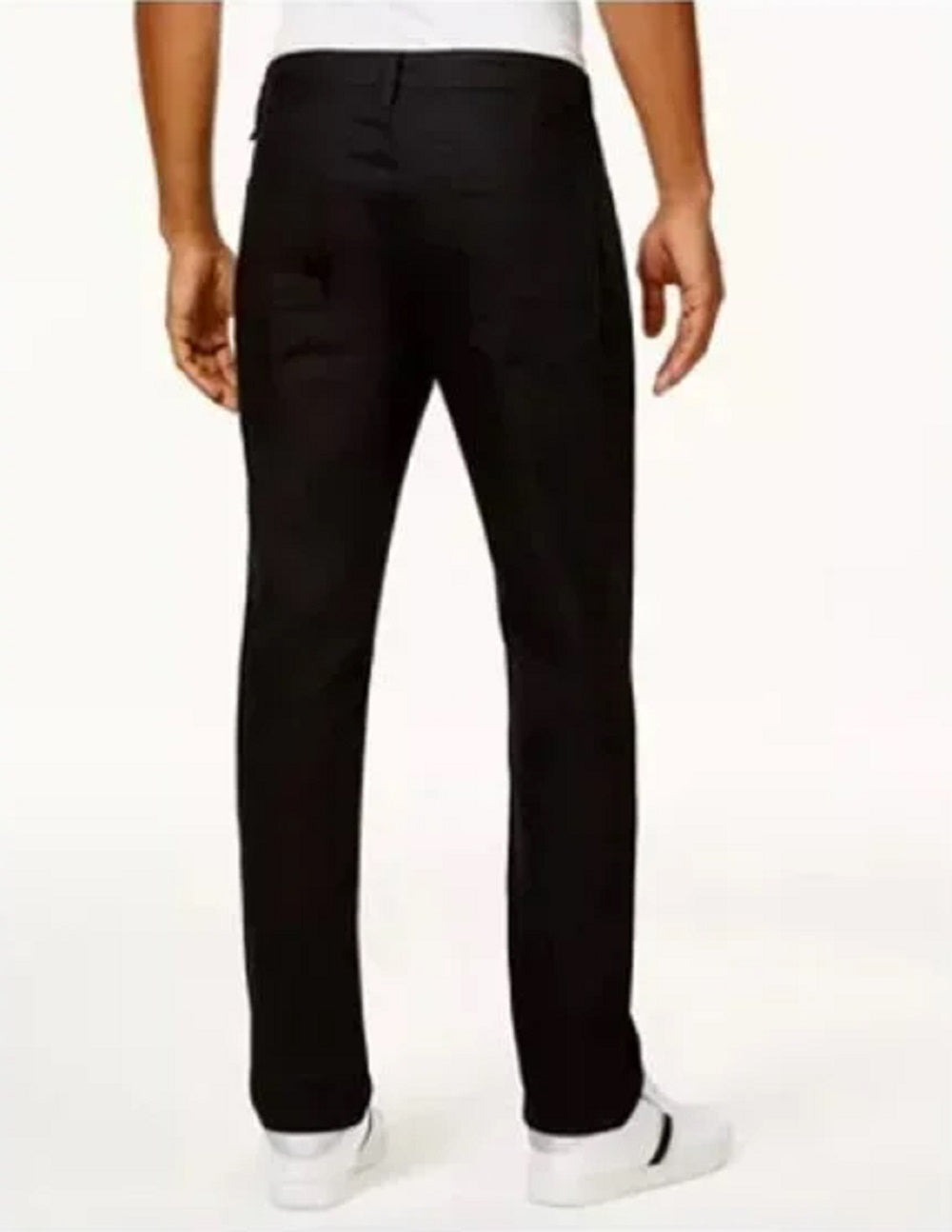 Calça jeans masculina Sean John Athlete Tapered Fit, preta, tamanho 32x32