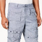 Shorts masculinos Seanjohn com estampa de cordão, azul, tamanho 46