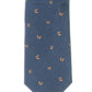 Gravata de escritório masculina Tommy Hilfiger Butterfly Silk azul tamanho regular