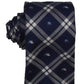 Gravata profissional de seda masculina Tommy Hilfiger, azul, tamanho regular