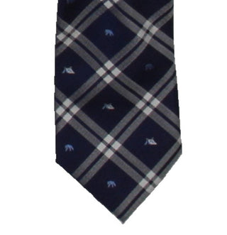 Gravata profissional de seda masculina Tommy Hilfiger, azul, tamanho regular