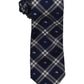 Gravata profissional de seda masculina Tommy Hilfiger, azul, tamanho regular