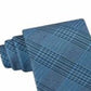 Gravata Calvin Klein Masculina Graphite Seda Xadrez Azul Tamanho Regular