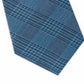 Gravata Calvin Klein Masculina Graphite Seda Xadrez Azul Tamanho Regular