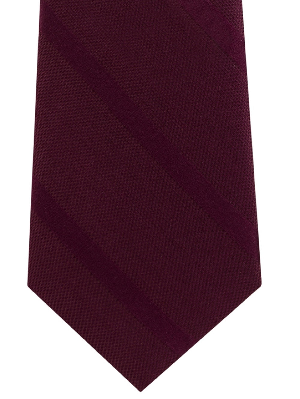 Gravata de seda listrada texturizada masculina Tommy Hilfiger, vermelha, tamanho regular