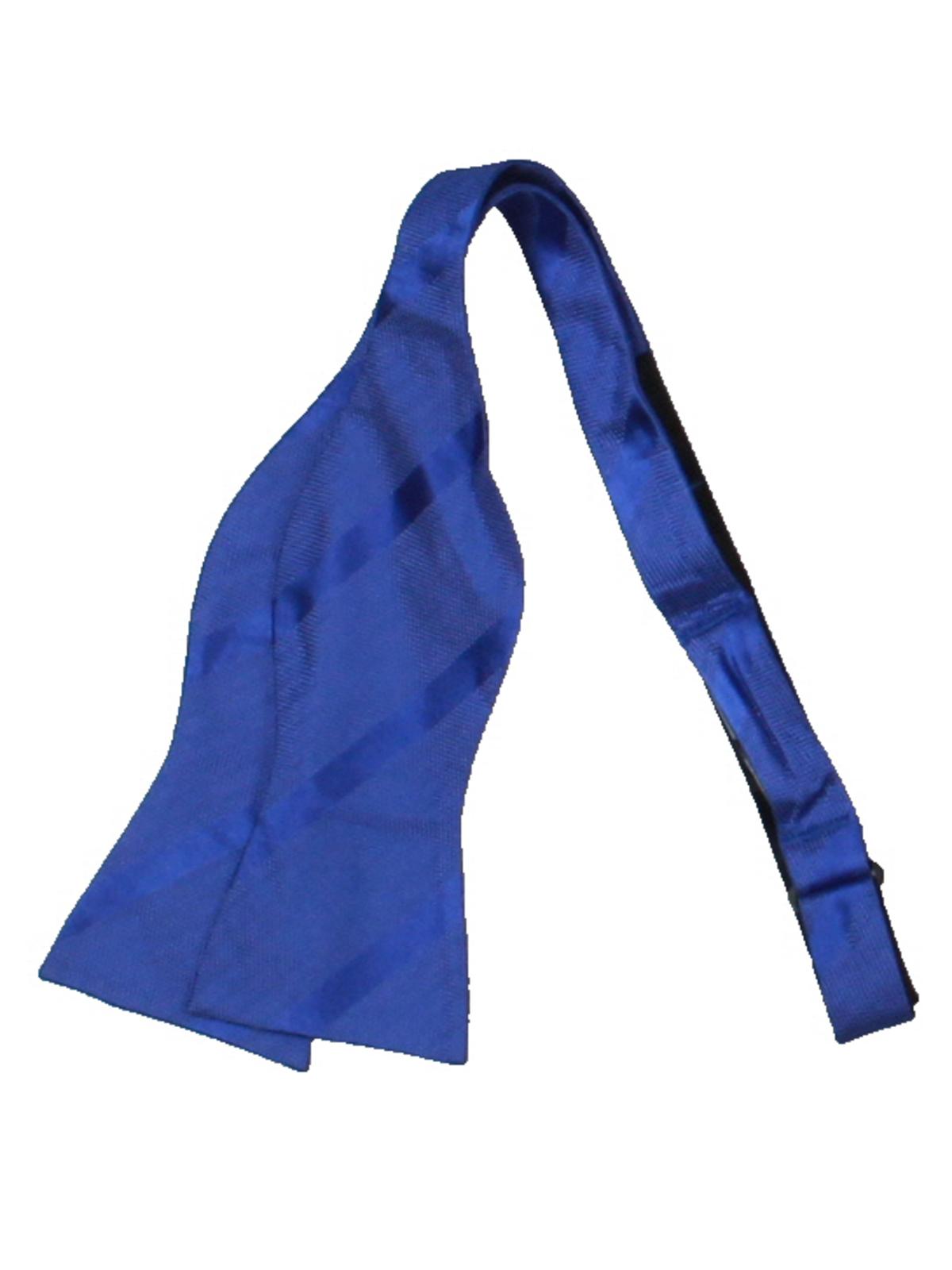 Gravata borboleta de seda listrada texturizada masculina Tommy Hilfiger ToTie, azul, tamanho regular