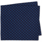 Lenços de bolso Tommy Hilfiger em sarja de seda masculina, tamanho regular, azul
