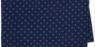 Lenços de bolso Tommy Hilfiger em sarja de seda masculina, tamanho regular, azul