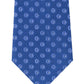 Gravata de seda Kenneth Cole Brandon Classic Dot Masculina Azul Tamanho Regular
