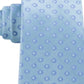 Gravata masculina Kenneth Cole Reaction com estampa de mistura de seda Brandon, azul, tamanho regular