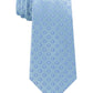 Gravata masculina Kenneth Cole Reaction com estampa de mistura de seda Brandon, azul, tamanho regular