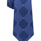 Gravata de escritório masculina Kenneth Cole Reaction em mistura de seda, azul, tamanho regular