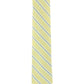 Gravata listrada de seda Dallas masculina Tommy Hilfiger, amarela, tamanho regular