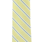 Gravata listrada de seda Dallas masculina Tommy Hilfiger, amarela, tamanho regular