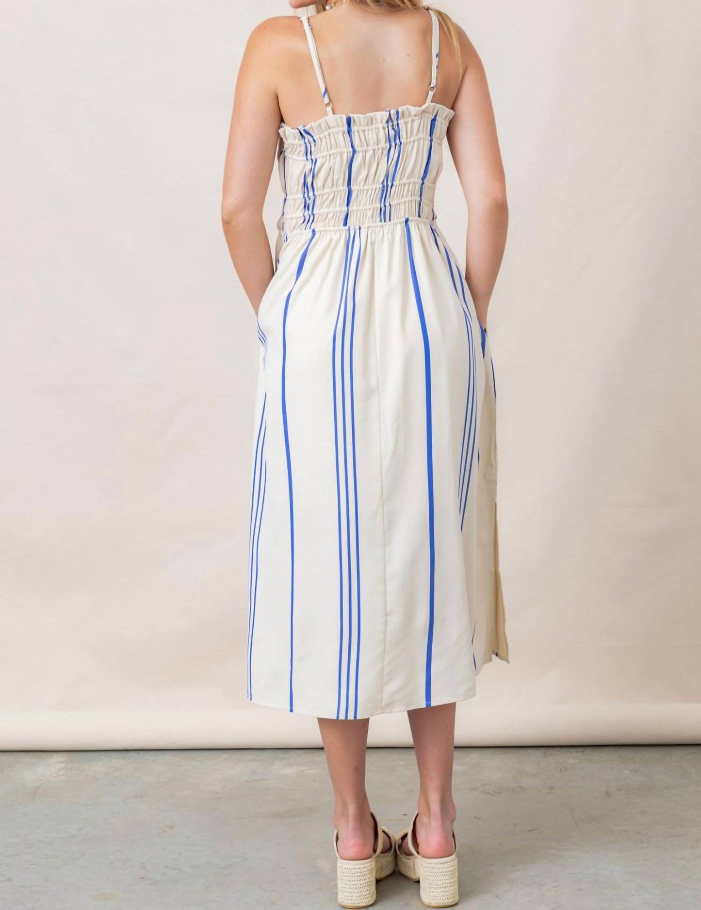 Steve Madden - Oceanne Striped Midi Dress