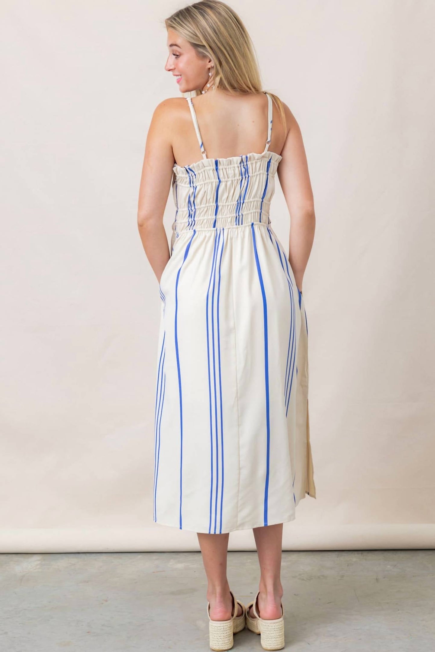 Steve Madden - Oceanne Striped Midi Dress