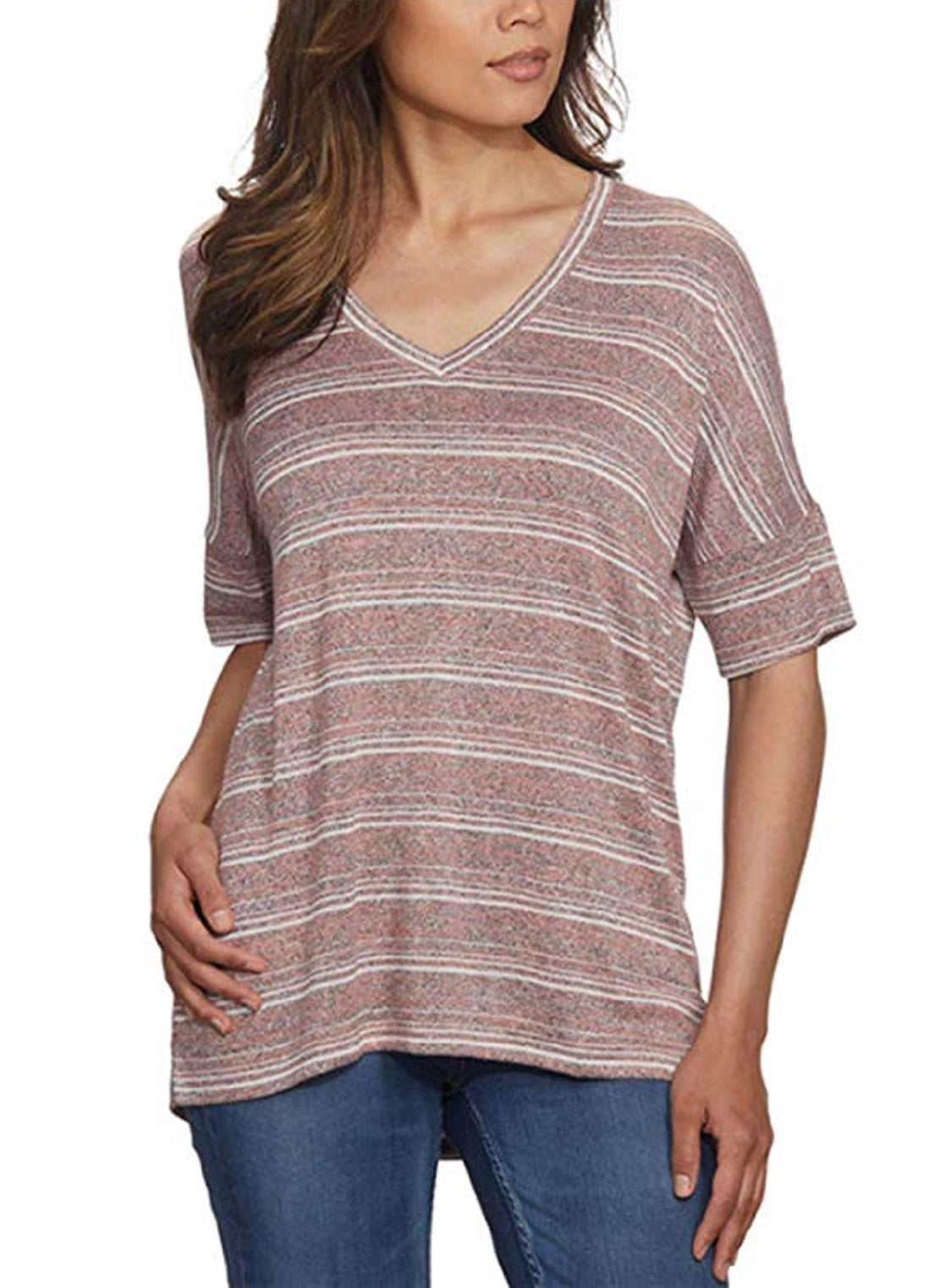 Blusa de malha feminina Calvin Klein vermelha tamanho pequeno