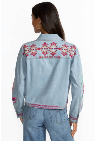 Johnny Was - TALULLA CROPPED DENIM JACKET