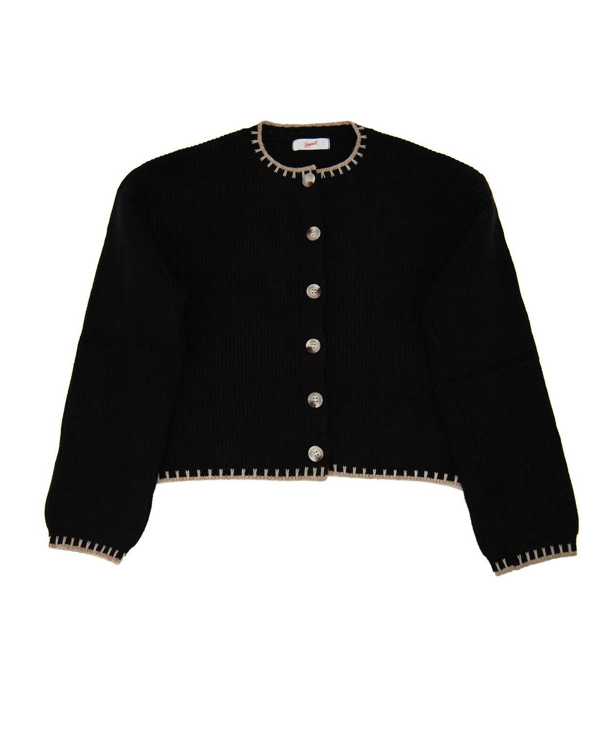 8Apart - Reed Stitch Collar Cardigan
