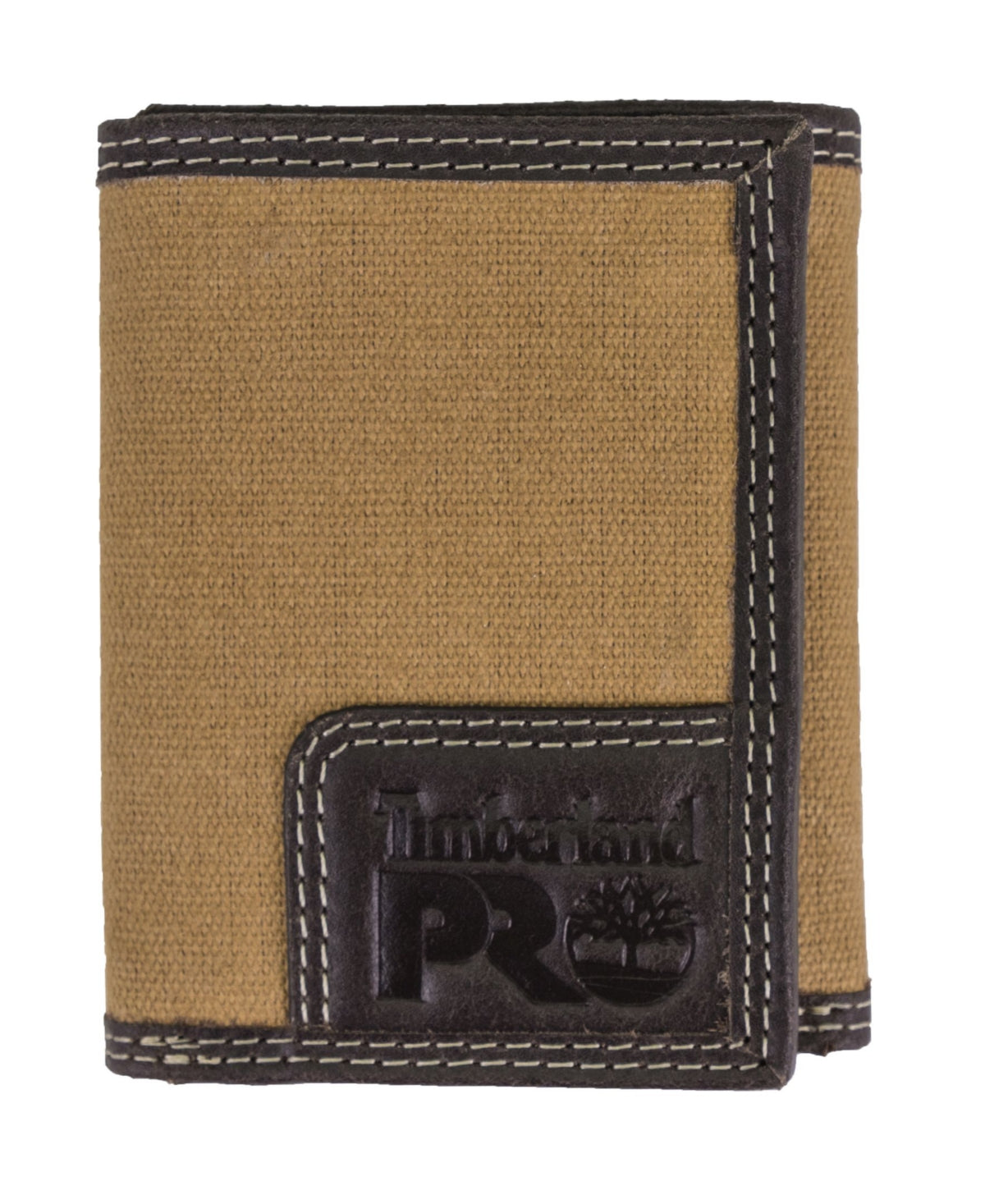 Carteira Timberland Masculina Whitney Canvas Trifold Marrom Tamanho Regular