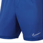 Calções de jogo de futebol Nike Dri Fit Academy para homem, azul, tamanho grande