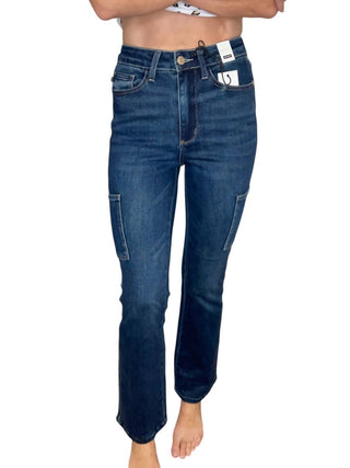 Judy Blue - Calça Jeans Cargo Bootcut