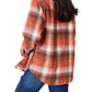 Double Take - Plaid Button-Up Shirt with Contemporary Flair