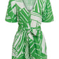 Marie Oliver - Devin Button-front V-neck Romper